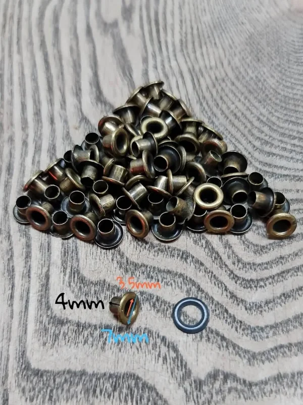 17 No Kuşgözü Kapsül (İç çap x Dış çap : 3.5mm x 7mm)