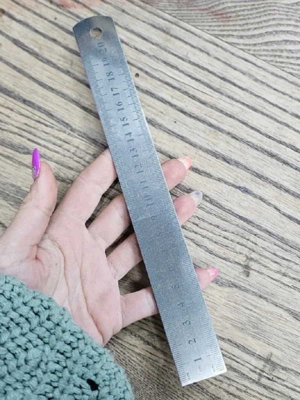 20 cm Paslanmaz Çelik Cetvel