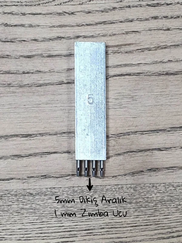 5mm Dikiş Aralıklı - 1mm Zımba Uçlu - 4lü Delme