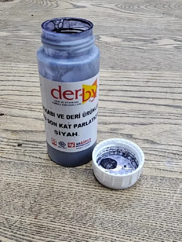Derby Ayakkabı ve Deri Ürünleri Sütü -Son Kat Parlatıcı - Siyah