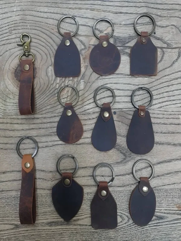 Deri ANH Set Anahtarlık Sablonu