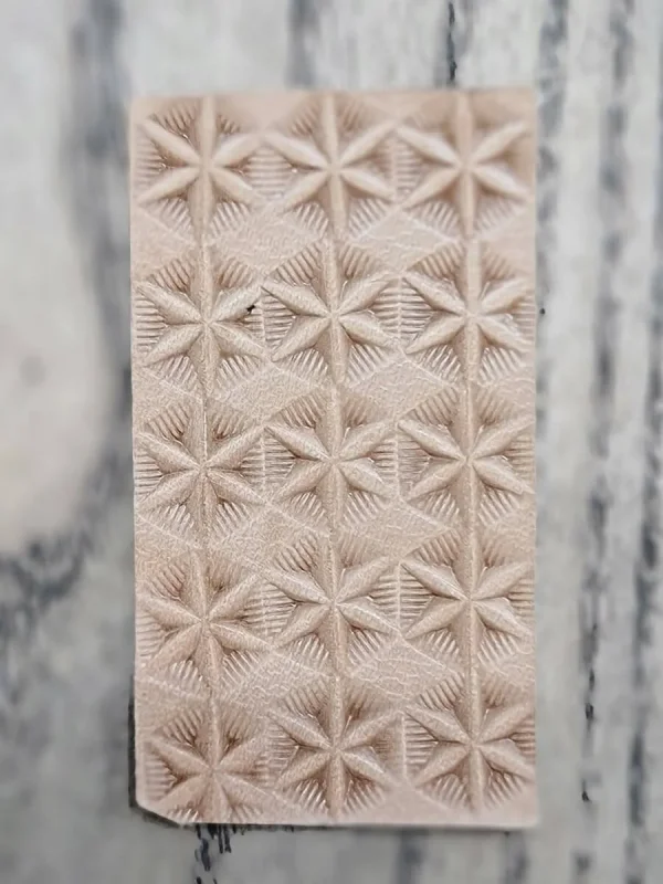 Deri Baskı VC-023 Altıgen Stamp