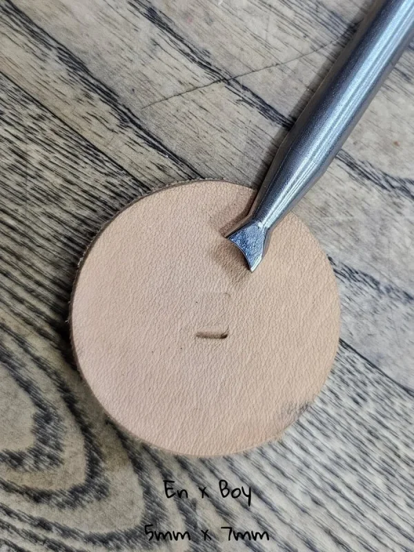 Deri Baskı VC-032 Dik Aci Gölgelendirme Stamp