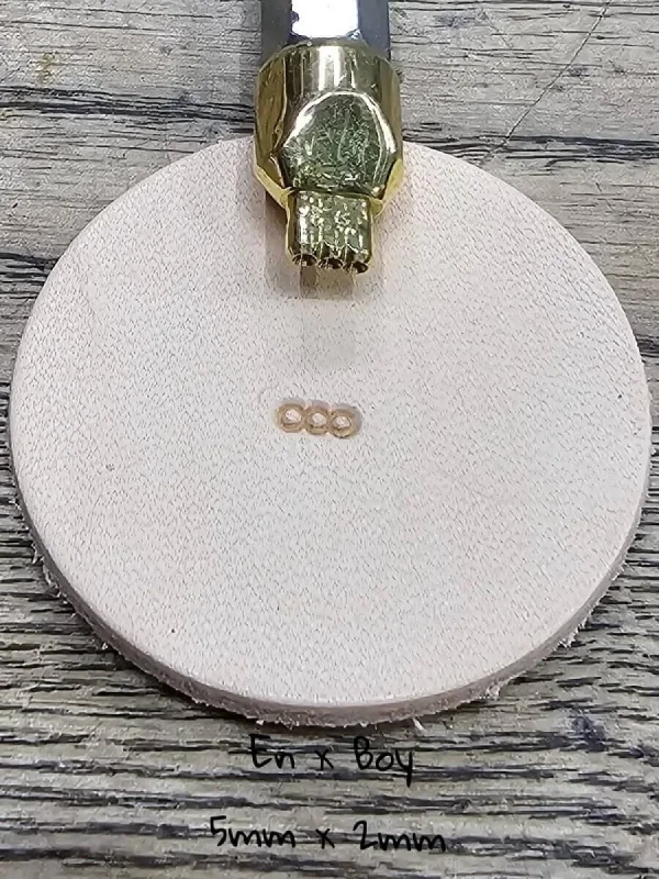 Deri Baskı VP135 Pirinc Stamp