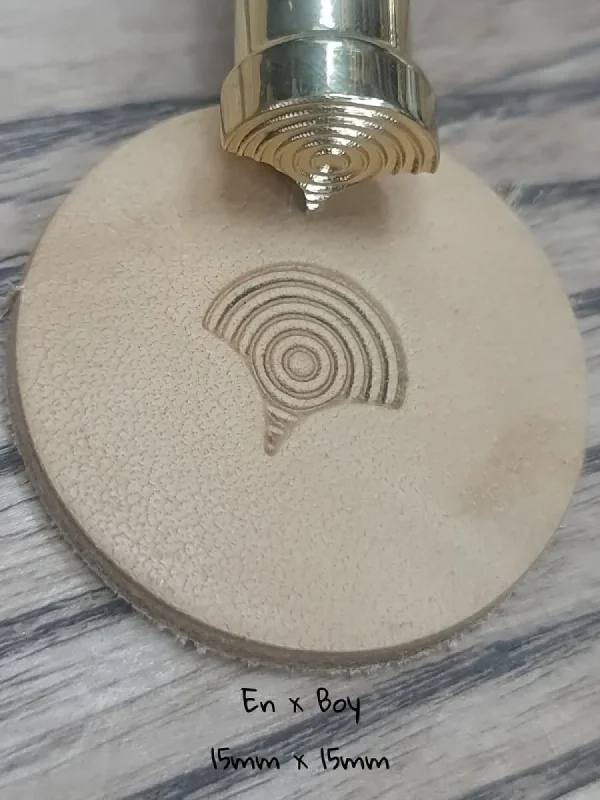 Deri Baskı VP137 Pirinc Stamp