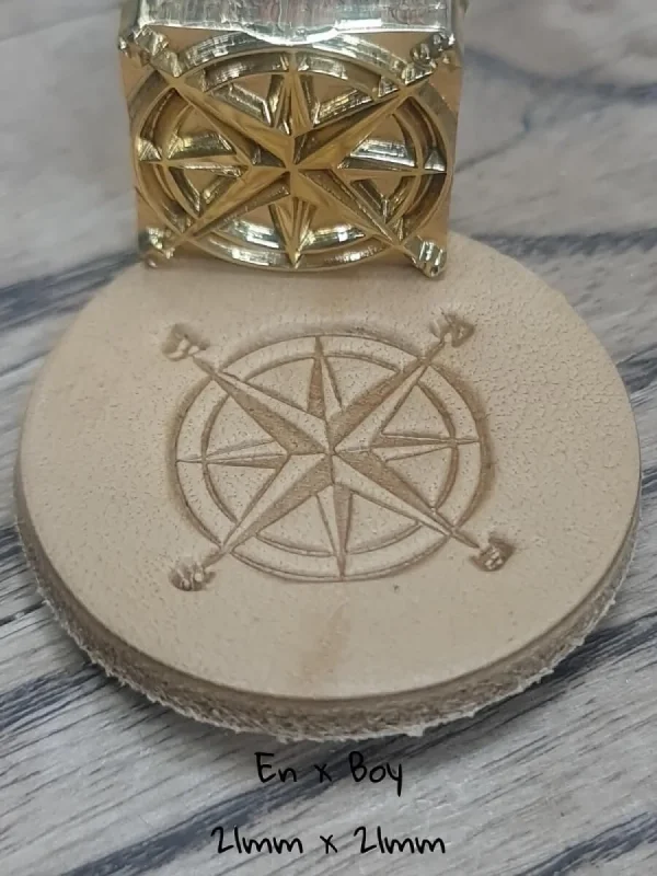 Deri Baskı VP141 Pirinc Stamp