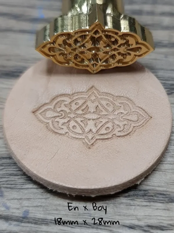 Deri Baskı VP264 Pirinc Stamp