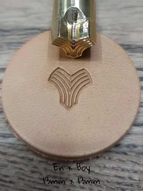 Deri Baskı VP265 Pirinc Stamp