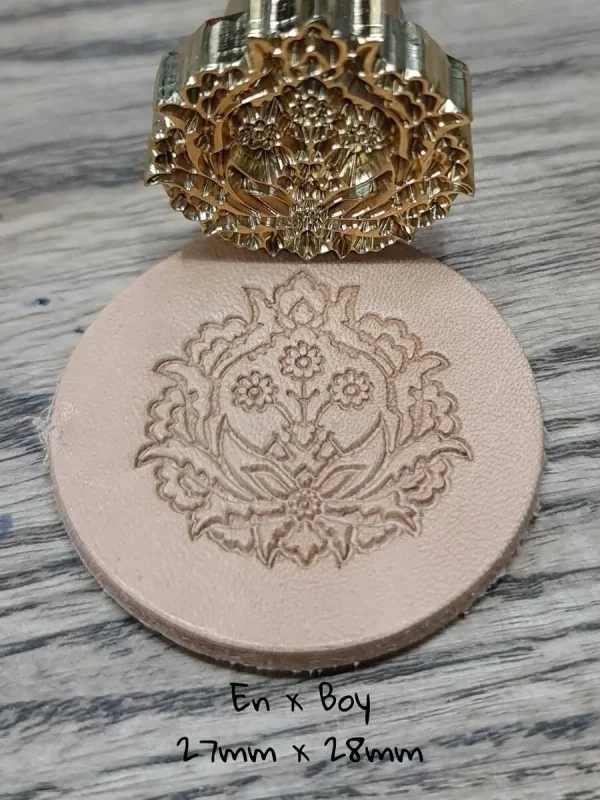 Deri Baskı VP266 Pirinc Stamp