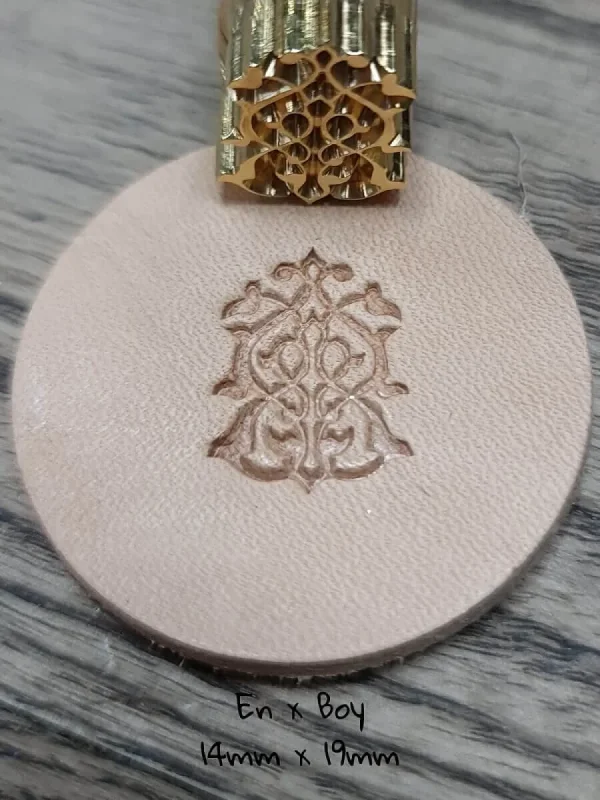 Deri Baskı VP269 Pirinc Stamp