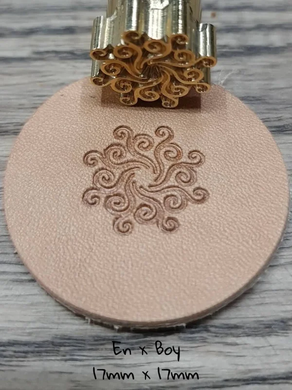 Deri Baskı VP272 Pirinc Stamp