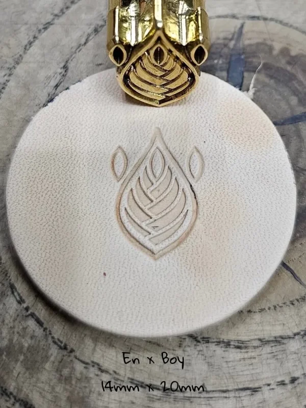 Deri Baskı VP287 Pirinc Stamp