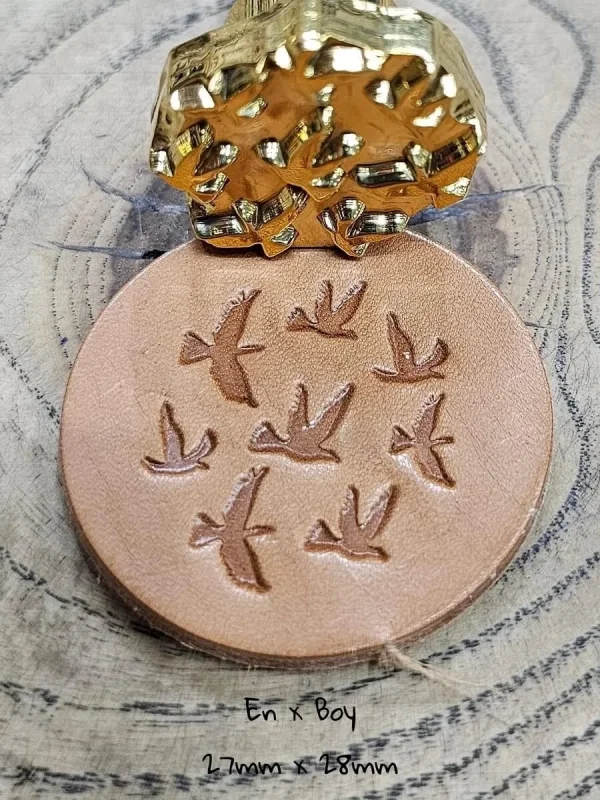 Deri Baskı VP330 Pirinc Stamp