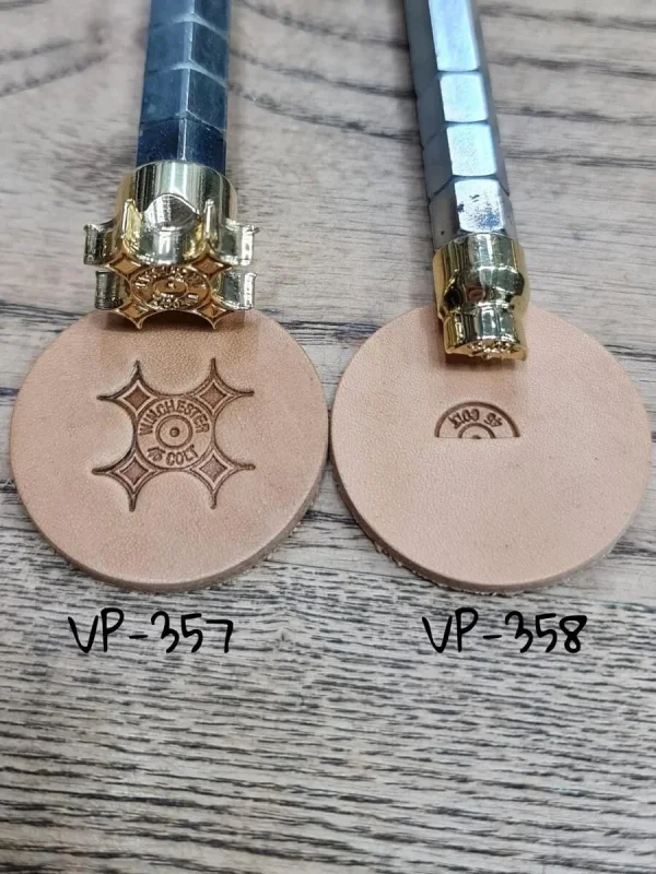 Deri Baskı VP357-358 Pirinc Stamp