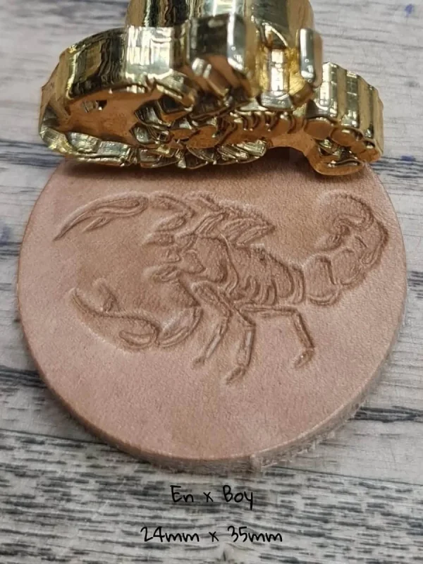 Deri Baskı VP359 Pirinc Stamp