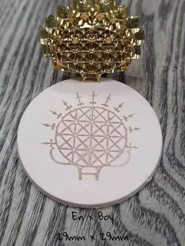 Deri Baskı VP369 Pirinc Stamp