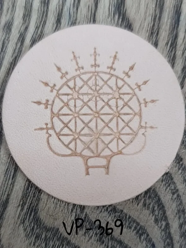 Deri Baskı VP369 Pirinc Stamp