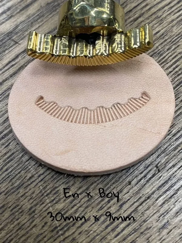 Deri Baskı VP375 Pirinc Stamp