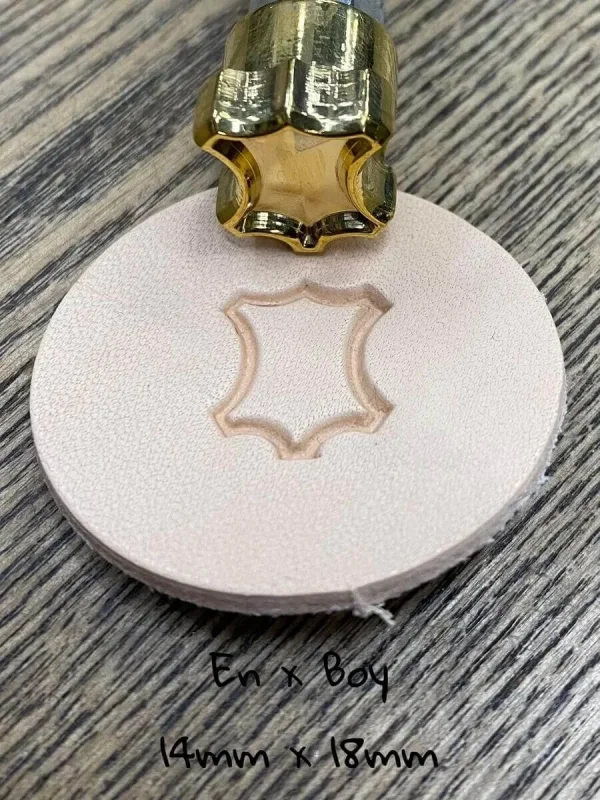 Deri Baskı VP377 Pirinc Stamp