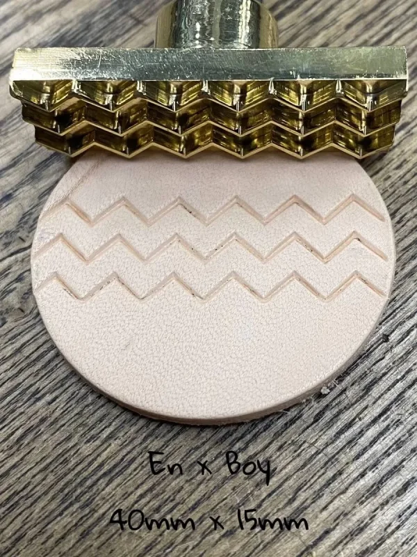 Deri Baskı VP379 Pirinc Stamp