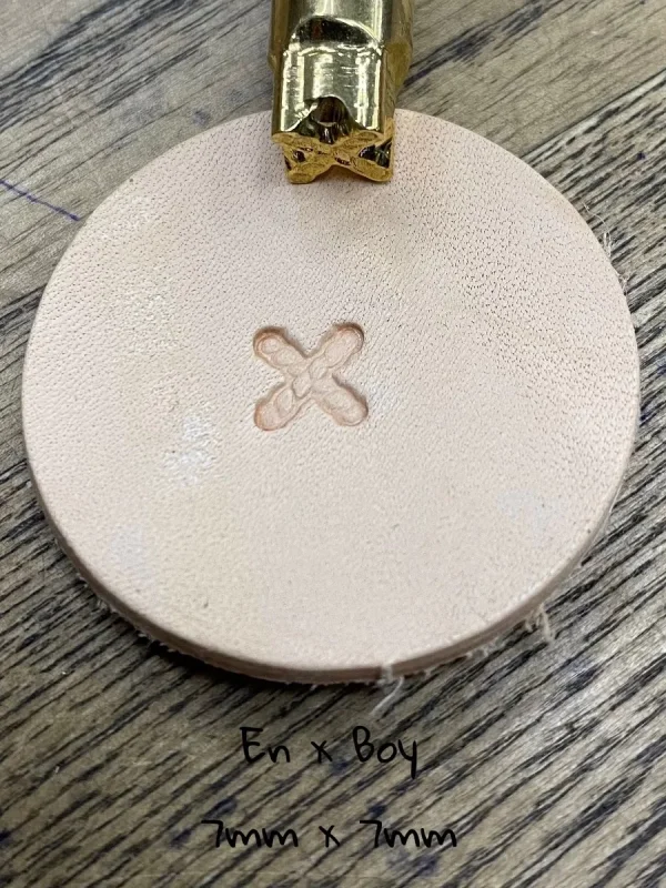 Deri Baskı VP383 Pirinc Stamp