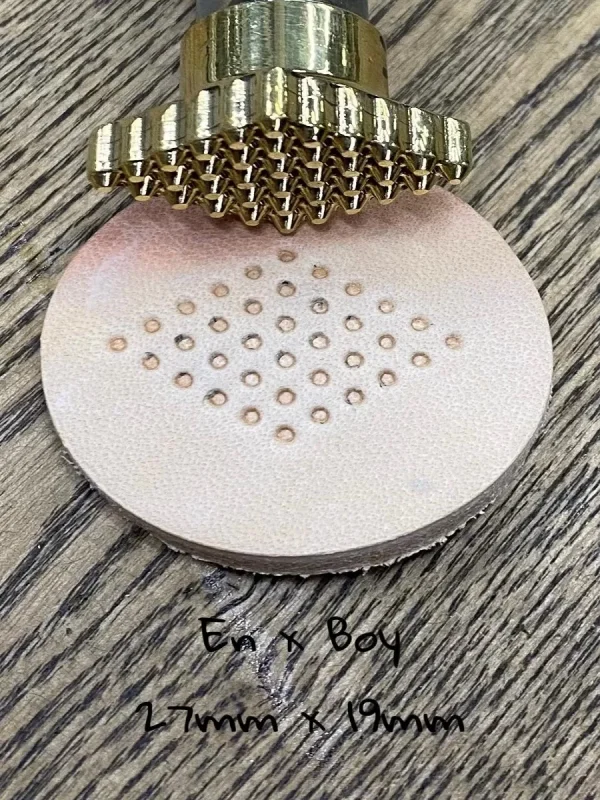 Deri Baskı VP387 Pirinc Stamp