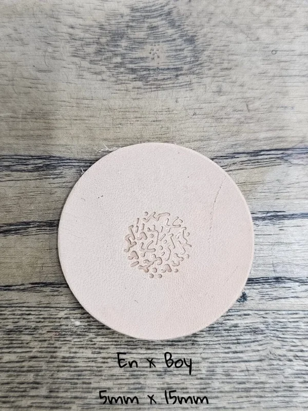 Deri Baskı VP396 Pirinc Stamp