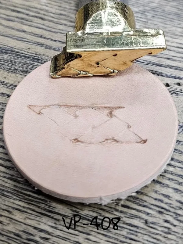 Deri Baskı VP408 Pirinc Stamp