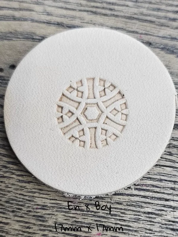 Deri Baskı VP412 Pirinc Stamp