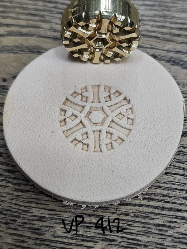 Deri Baskı VP412 Pirinc Stamp