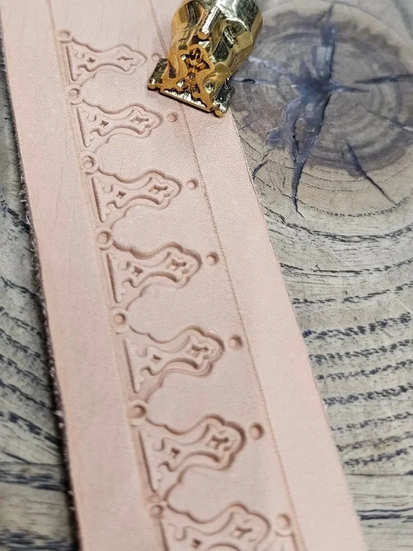 Deri Baskı VP417 Pirinc Stamp