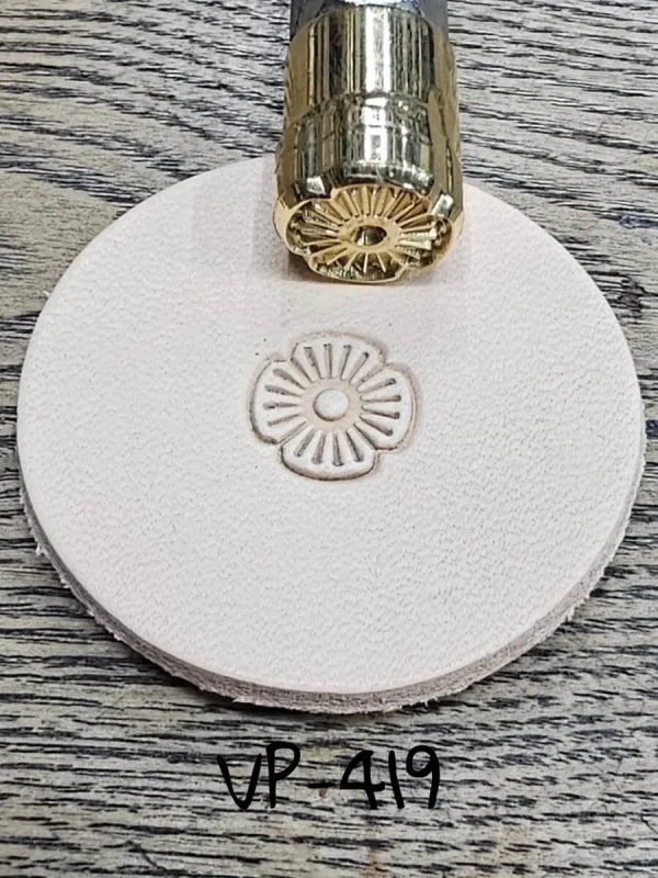 Deri Baskı VP419 Pirinc Stamp