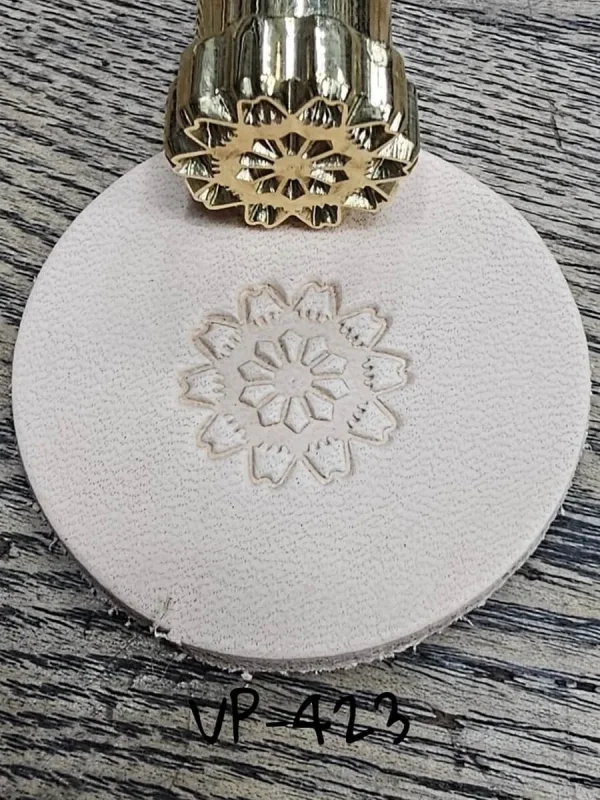 Deri Baskı VP423 Pirinc Stamp