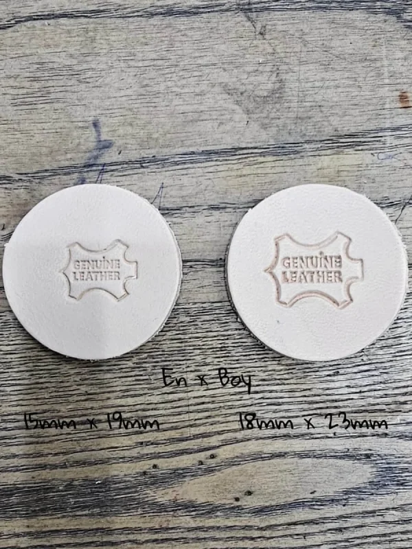 Deri Baskı VP424-425 Pirinc Stamp