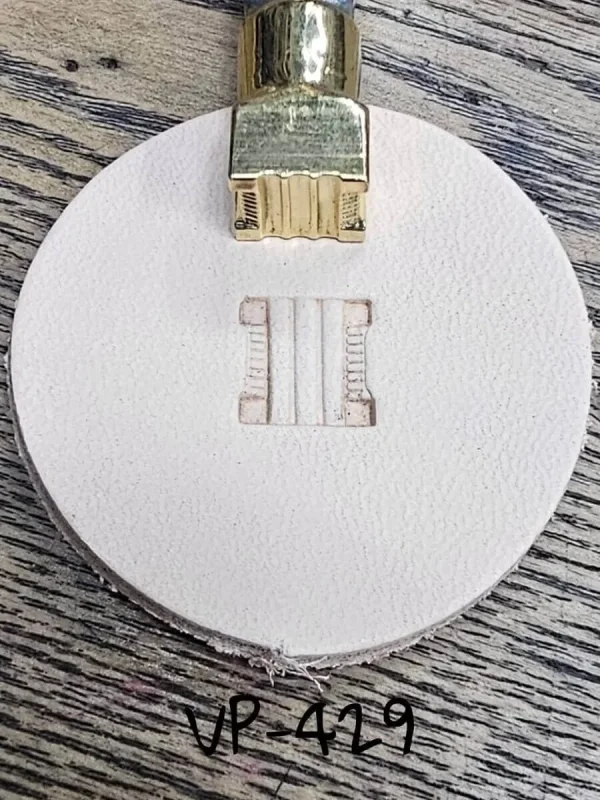 Deri Baskı VP429 Pirinc Stamp