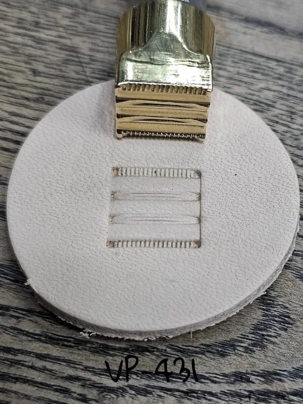 Deri Baskı VP431 Pirinc Stamp