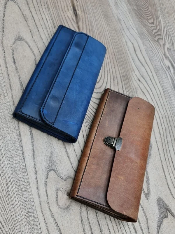 Deri BC207 Bayan Cüzdan Sablonu