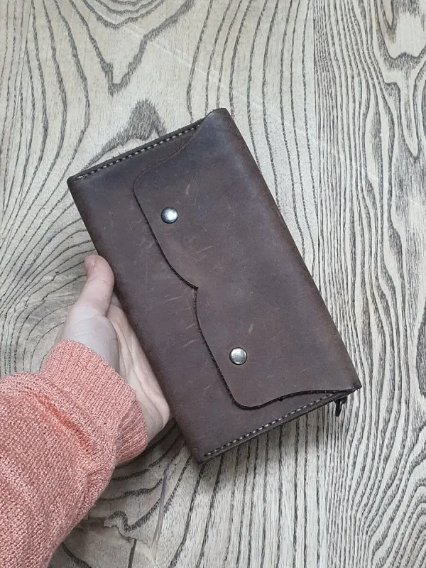 Deri BC211 Cüzdan Sablonu