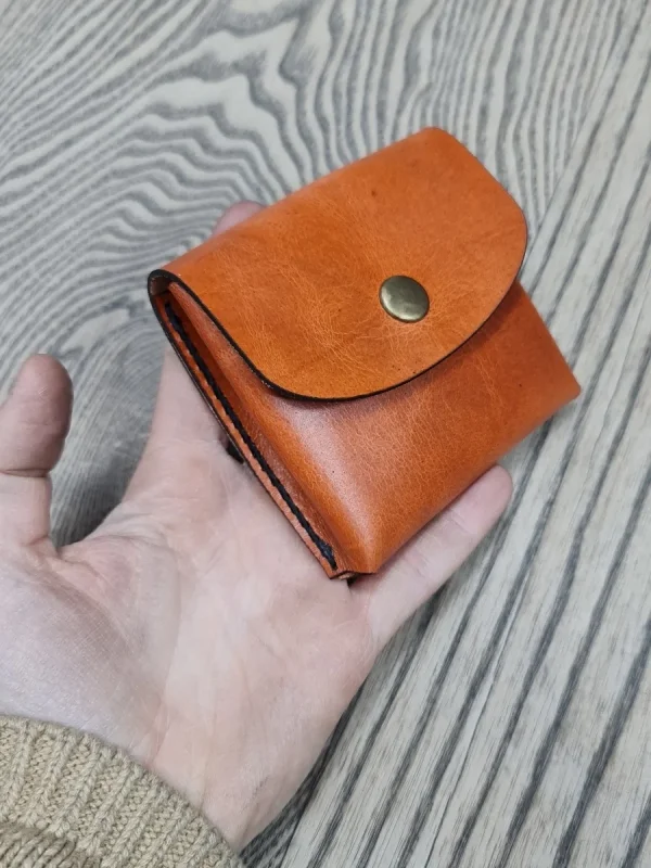 Deri BPC302 Bozuk Para Cüzdan Sablonu