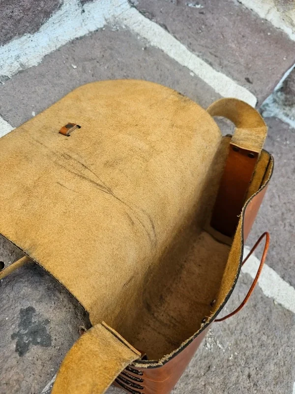 Deri CNT603 Canta Sablonu (TEK PARCA)