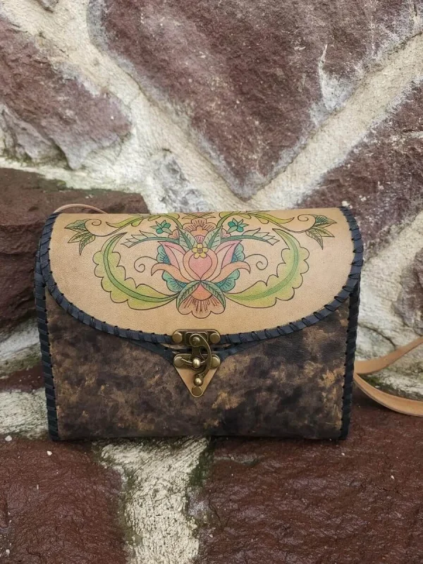 Deri CNT701 Canta Sablonu (BAVUL)