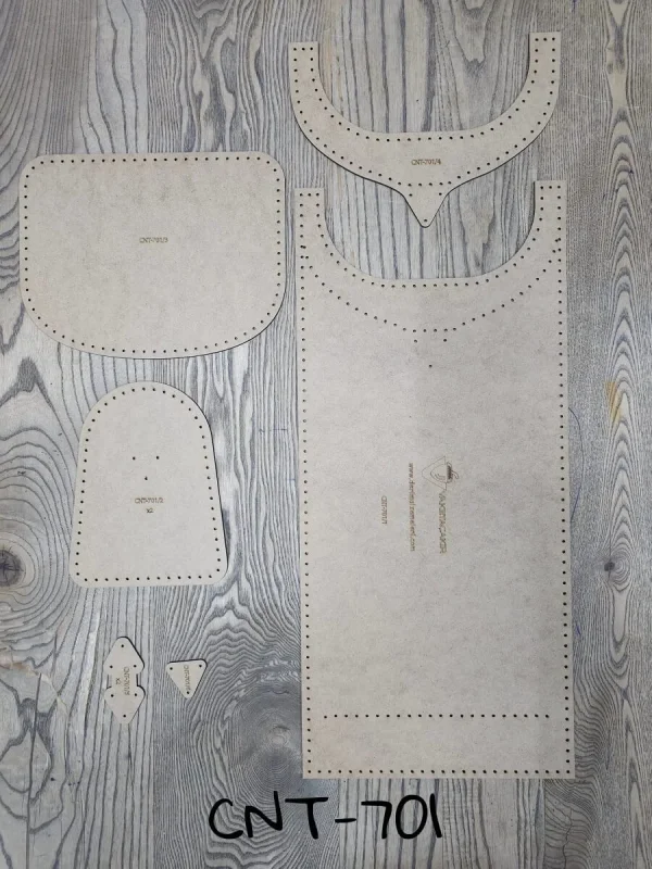 Deri CNT701 Canta Sablonu (BAVUL)