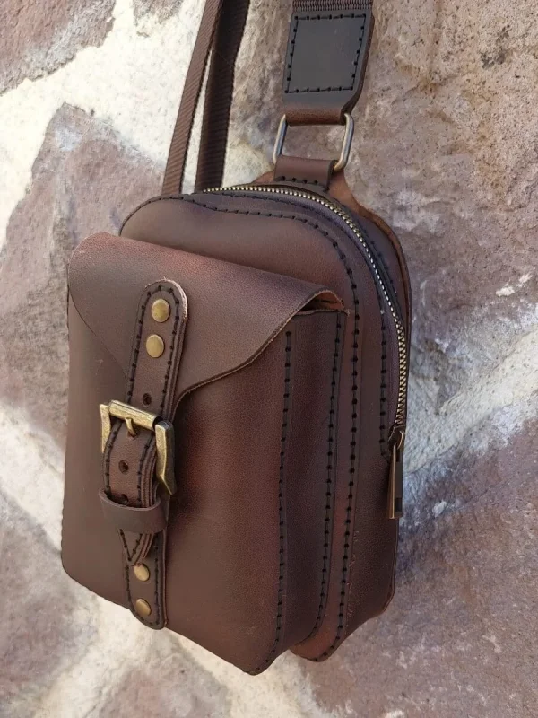 Deri CNT801 Canta Sablonu (CAKIR BEY)