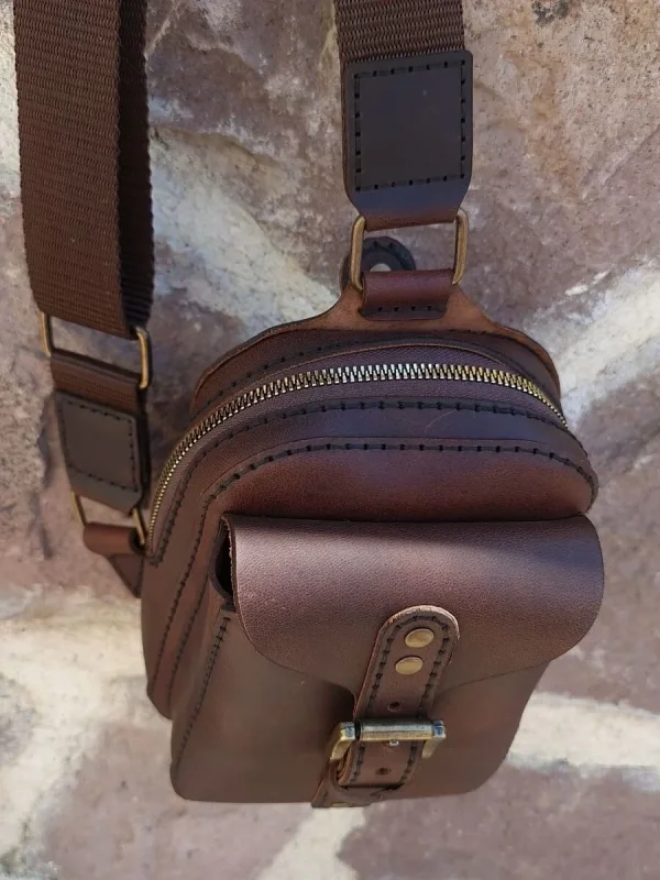 Deri CNT801 Canta Sablonu (CAKIR BEY)