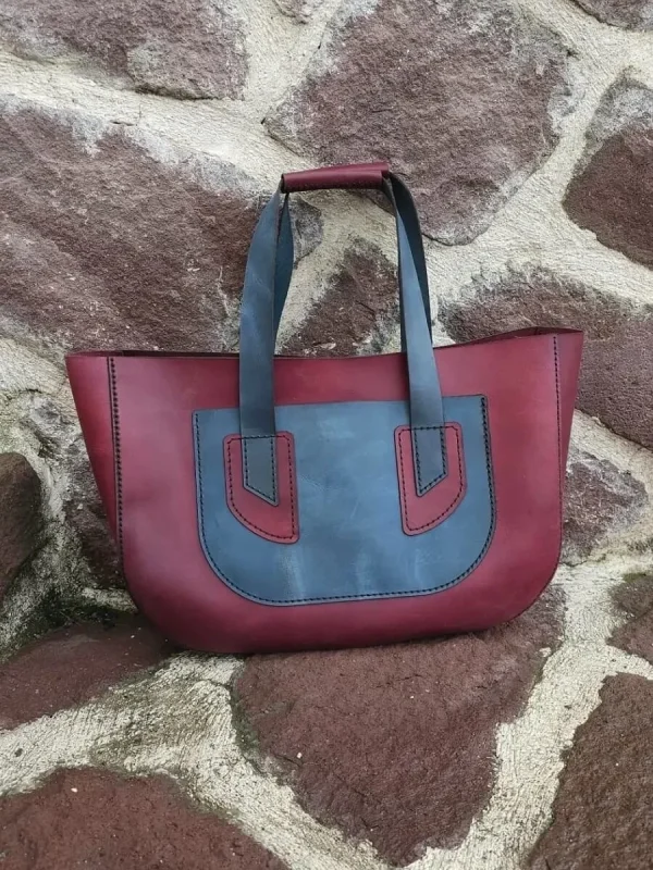 Deri CNT911 Canta Sablonu (EL BAVULU)