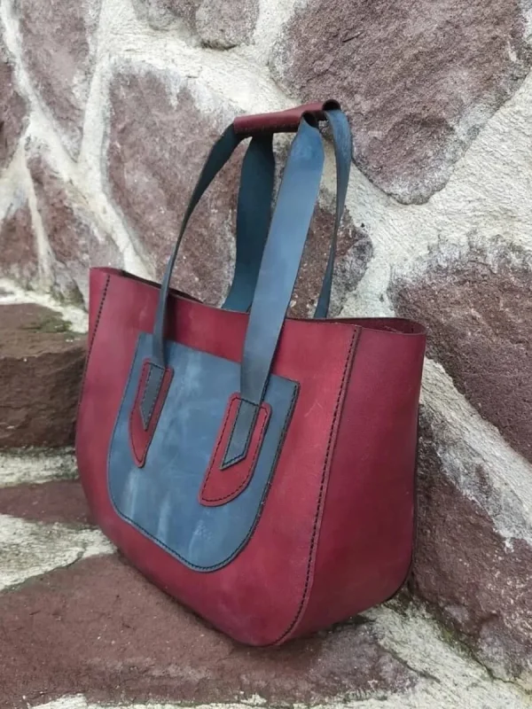 Deri CNT911 Canta Sablonu (EL BAVULU)