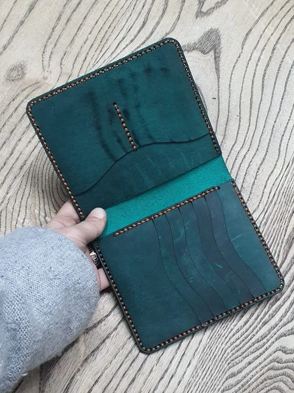 Deri EC201 Cüzdan Şablonu