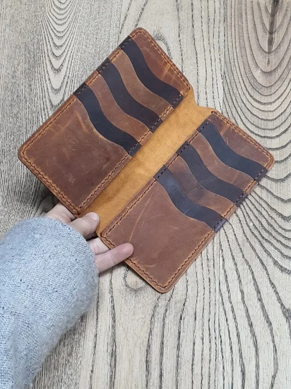 Deri EC221 Cüzdan Sablon