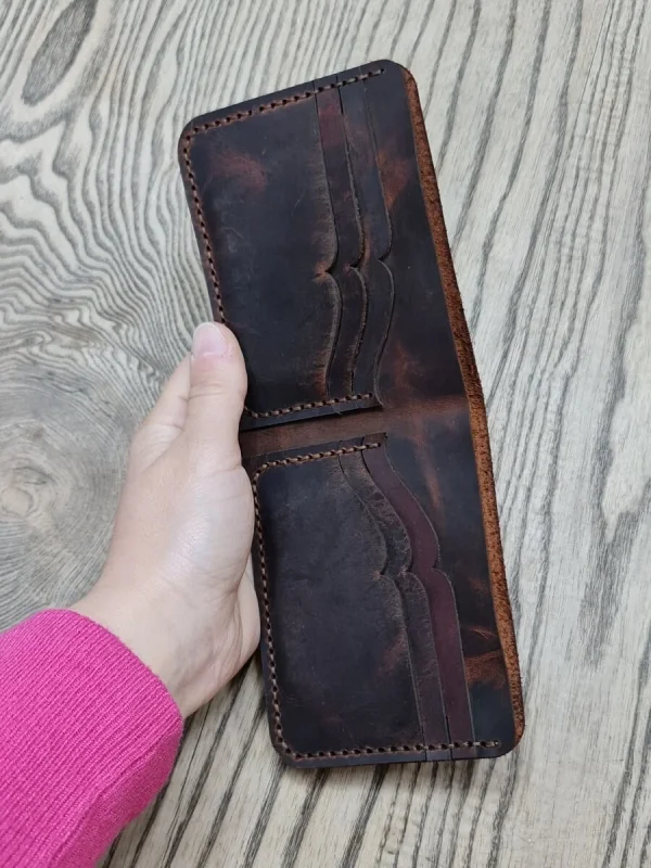 Deri EK208 Cüzdan Sablonu (BIYIKLI)