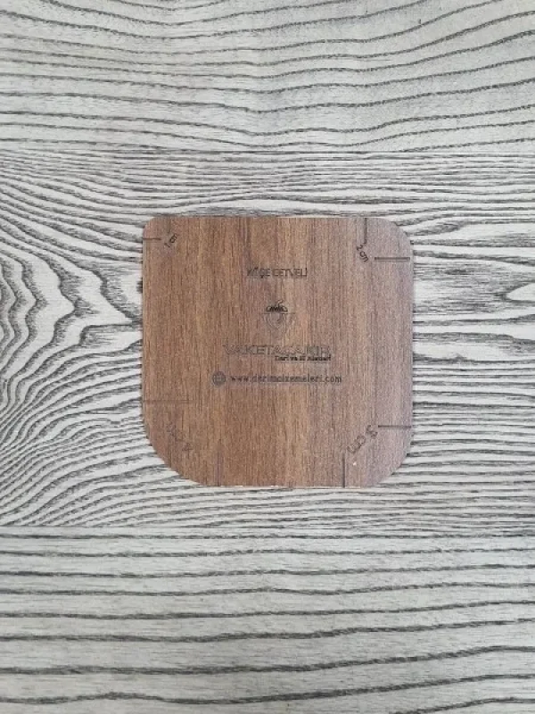 Deri Köşe Cetvel Sablon